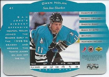  (CI) Owen Nolan Hockey Card 1996 Stadium Club Members