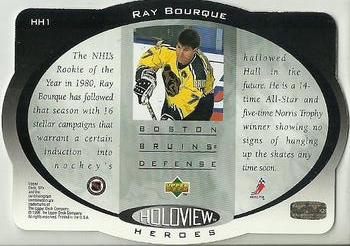 1996-97 SPx - Holoview Heroes #HH1 Ray Bourque Back