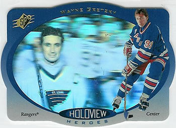 1996-97 SPx - Holoview Heroes #HH7 Wayne Gretzky Front