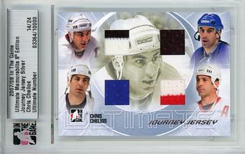 2007-08 In The Game Ultimate Memorabilia - Journey Jersey #5 Chris Chelios  Front