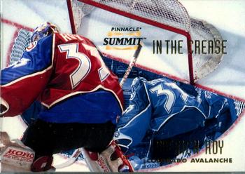 1996-97 Summit - In the Crease #1 Patrick Roy Front