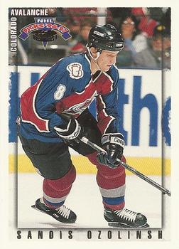 1996-97 Topps NHL Picks #21 Sandis Ozolinsh Front