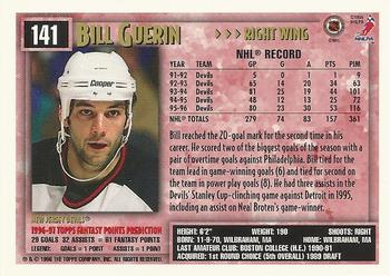 1996-97 Topps NHL Picks #141 Bill Guerin Back