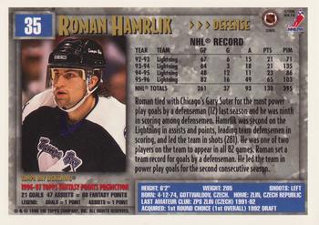 1996-97 Topps NHL Picks #35 Roman Hamrlik Back