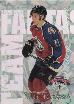 1996-97 Topps NHL Picks - Fantasy Team #FT16 Peter Forsberg Front