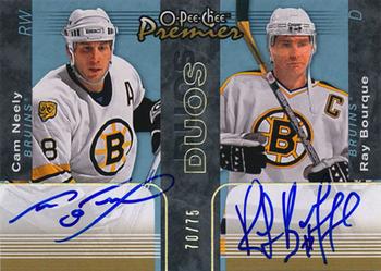 2007-08 O-Pee-Chee Premier - Duos Signatures #PP2-NB Cam Neely / Ray Bourque  Front