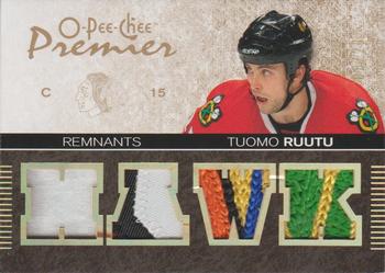 2007-08 O-Pee-Chee Premier - Remnants Quads Patches #PR-TR Tuomo Ruutu  Front