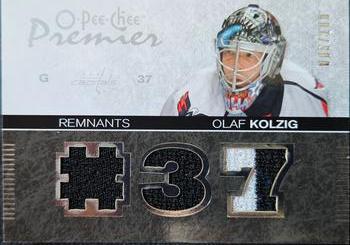 2007-08 O-Pee-Chee Premier - Remnants Triples #PR-OK Olaf Kolzig  Front