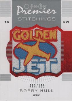 2007-08 O-Pee-Chee Premier - Stitchings #PS-BH Bobby Hull  Front