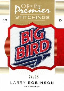 2007-08 O-Pee-Chee Premier - Stitchings 25 #PS-LR Larry Robinson  Front