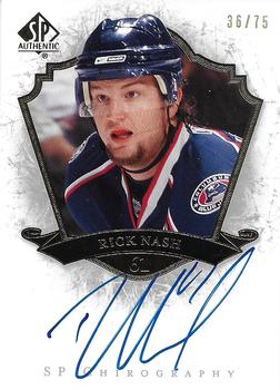 2007-08 SP Authentic - Chirography #RN Rick Nash  Front