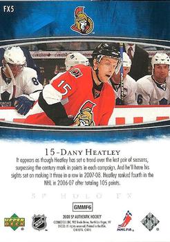 2007-08 SP Authentic - Holoview FX #FX5 Dany Heatley  Back