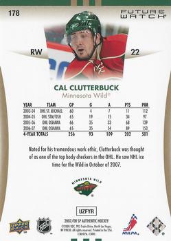 2007-08 SP Authentic - Limited #178 Cal Clutterbuck  Back