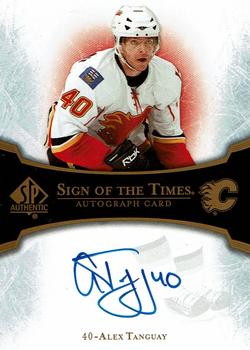 2007-08 SP Authentic - Sign of the Times #ST-AT Alex Tanguay  Front