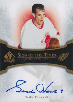 2007-08 SP Authentic - Sign of the Times #ST-GH Gordie Howe Front