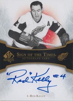 2007-08 SP Authentic - Sign of the Times #ST-RK Red Kelly  Front