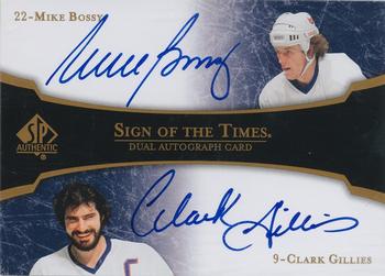 2007-08 SP Authentic - Sign of the Times Duals #ST2-BG Mike Bossy / Clark Gillies  Front