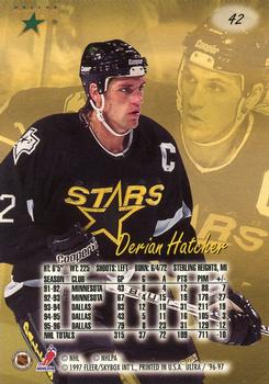  (CI) Derian Hatcher Hockey Card 1997-98 Pinnacle (base