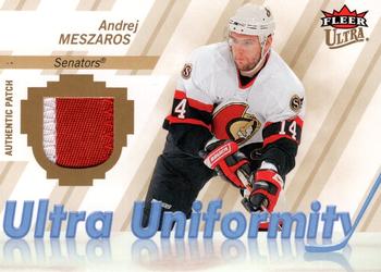 2007-08 Ultra - Uniformity Patches #U-AM Andrej Meszaros  Front