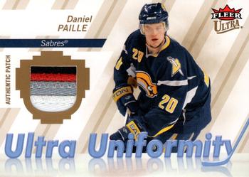2007-08 Ultra - Uniformity Patches #U-DP Daniel Paille  Front