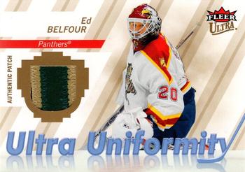 2007-08 Ultra - Uniformity Patches #U-EB Ed Belfour  Front