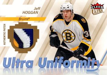 2007-08 Ultra - Uniformity Patches #U-JH Jeff Hoggan  Front