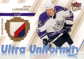 2007-08 Ultra - Uniformity Patches #U-LJ Jamie Lundmark  Front