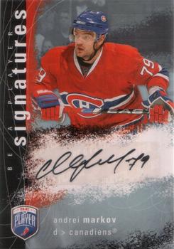 2007-08 Upper Deck Be a Player - Signatures #S-AM Andrei Markov Front