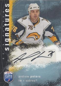 2007-08 Upper Deck Be a Player - Signatures #S-AP Andrew Peters Front