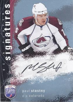 2007-08 Upper Deck Be a Player - Signatures #S-PS Paul Stastny Front