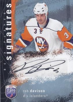 2007-08 Upper Deck Be a Player - Signatures #S-RD Rob Davison Front