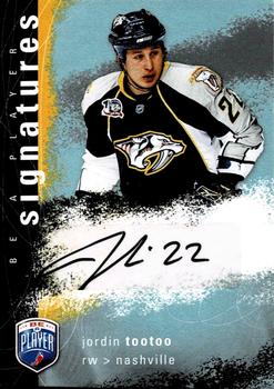 2007-08 Upper Deck Be a Player - Signatures #S-TO Jordin Tootoo Front