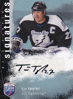 2007-08 Upper Deck Be a Player - Signatures #S-TT Tim Taylor Front