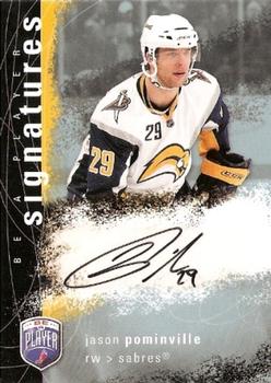 2007-08 Upper Deck Be a Player - Signatures #S-JP Jason Pominville Front