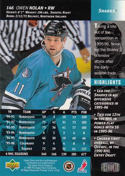  (CI) Owen Nolan Hockey Card 1996-97 NHL Aces Playing Card 17 Owen  Nolan : Collectibles & Fine Art