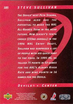 1996-97 Upper Deck #185 Steve Sullivan Back
