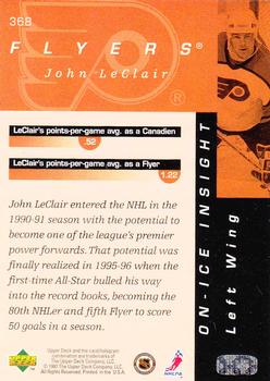 1996-97 Upper Deck #368 John LeClair Back