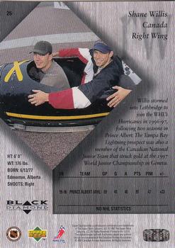 1996-97 Upper Deck Black Diamond #26 Shane Willis Back