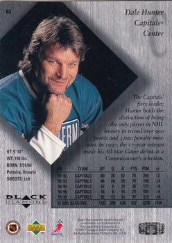 1996-97 Upper Deck Black Diamond #82 Dale Hunter Back