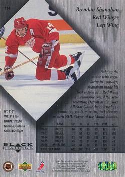 1996-97 Upper Deck Black Diamond #114 Brendan Shanahan Back