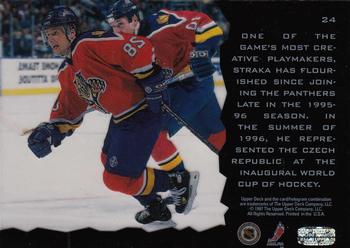 1996-97 Upper Deck Ice #24 Martin Straka Back