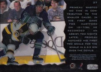 1996-97 Upper Deck Ice #27 Keith Primeau Back