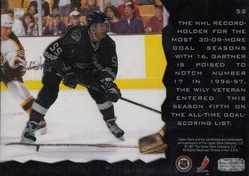 1996-97 Upper Deck Ice #52 Mike Gartner Back