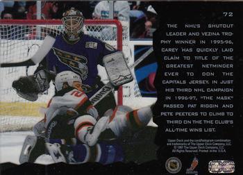 1996-97 Upper Deck Ice #72 Jim Carey Back