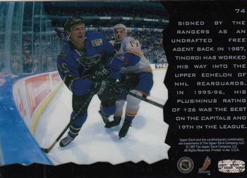 1996-97 Upper Deck Ice #74 Mark Tinordi Back