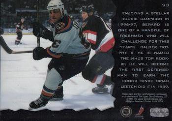 1996-97 Upper Deck Ice #93 Bryan Berard Back