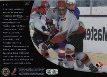 1996-97 Upper Deck Ice #119 Jason Doig Back