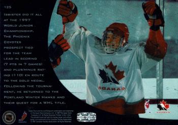 1996-97 Upper Deck Ice #125 Brad Isbister Back