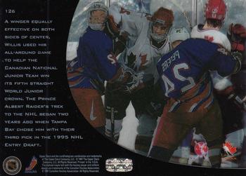 1996-97 Upper Deck Ice #126 Shane Willis Back