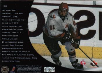 1996-97 Upper Deck Ice #130 Cameron Mann Back